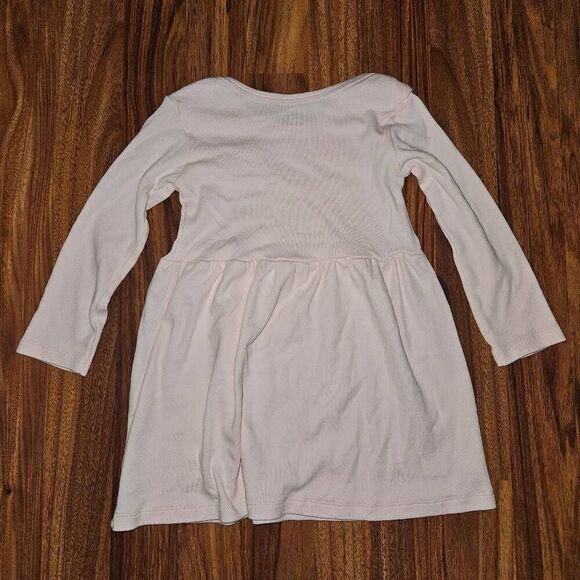 6 for $25 🎃 Amazon Essentials Pink Long Sleeve Cotton Dress Baby Size 24 Months - Picture 4 of 4